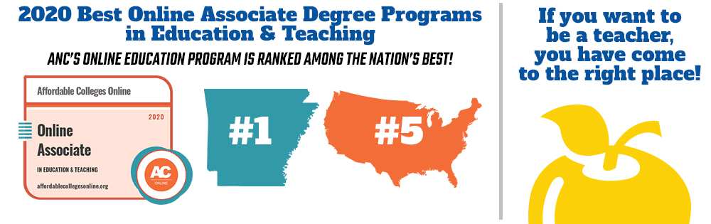 ANC Online Education Program ranked #1 in Arkansas and #5 in the nation